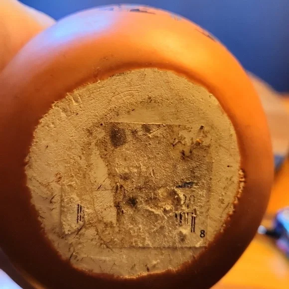 5in Vintage from the 90s Pottery Pitcher Aztec Southwest Pottery Jug Vessel - Picture 5 of 6